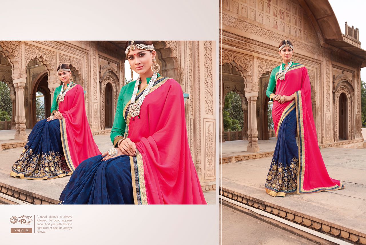 Palav Fabric Designer Saree PP7501A