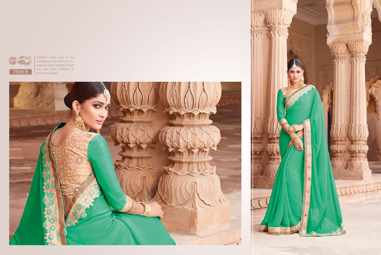 Palav Fabric Designer Saree PP7508B