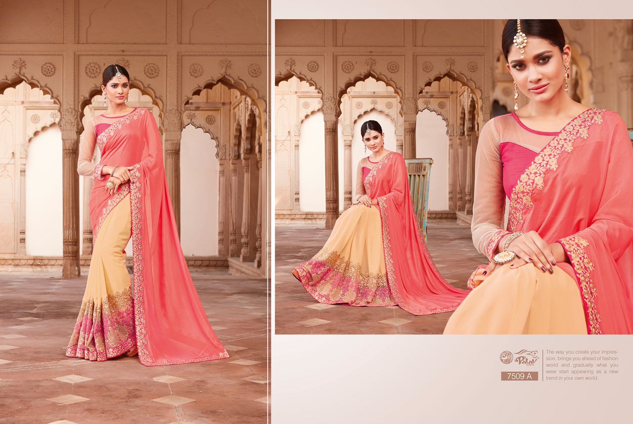 Palav Fabric Designer Saree PP7509A