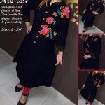 Designer Slub Cotton A Line Selfie Kurti MFC 0154