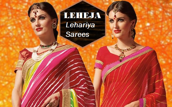 Shop Leheja lehariya sarees Online