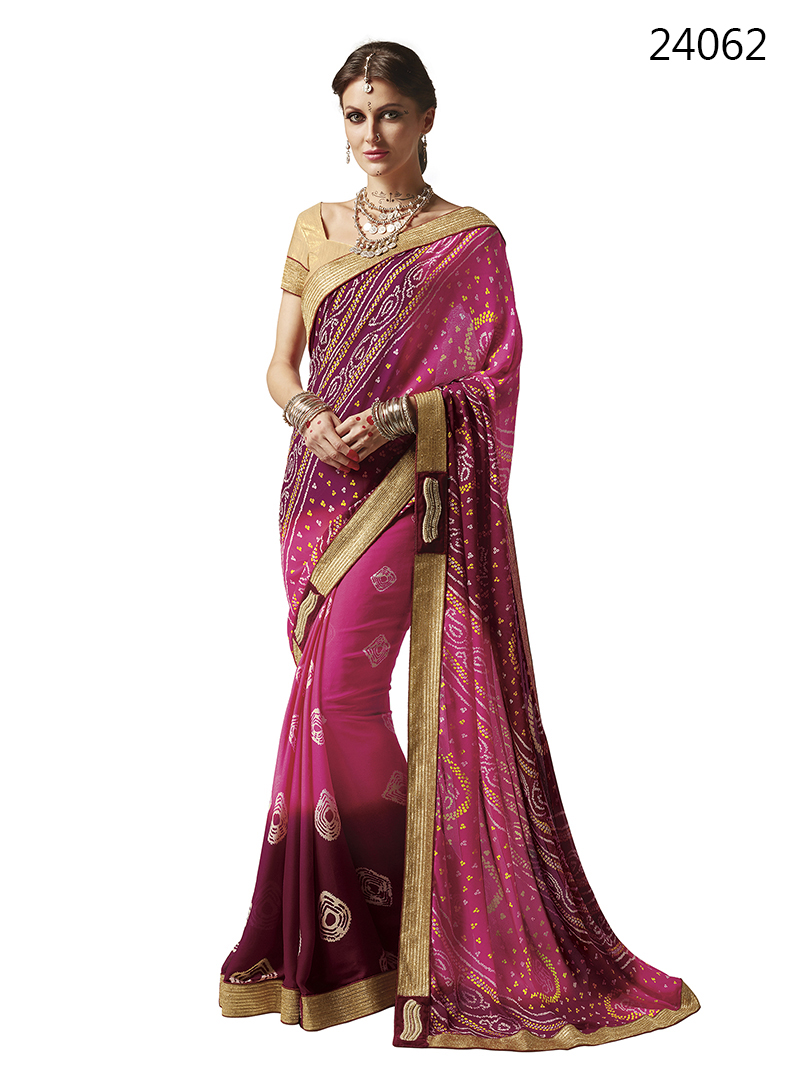 Shop Royal Bandhej Bandhani Saree Online | Rajasthani Saree @ArtistryC