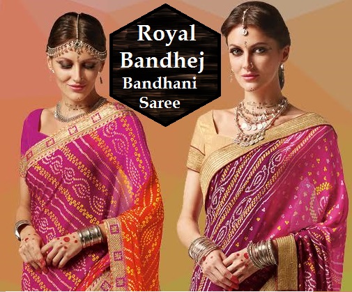 Shop Royal Bandhej Bandhani Saree Online