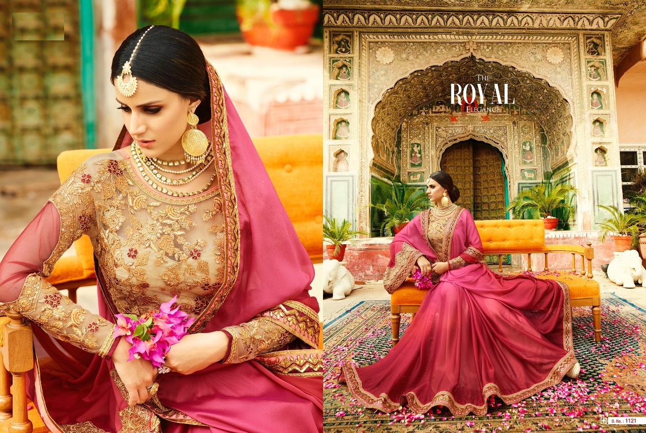 Royal Designer Sarees Code Sakshi 1121