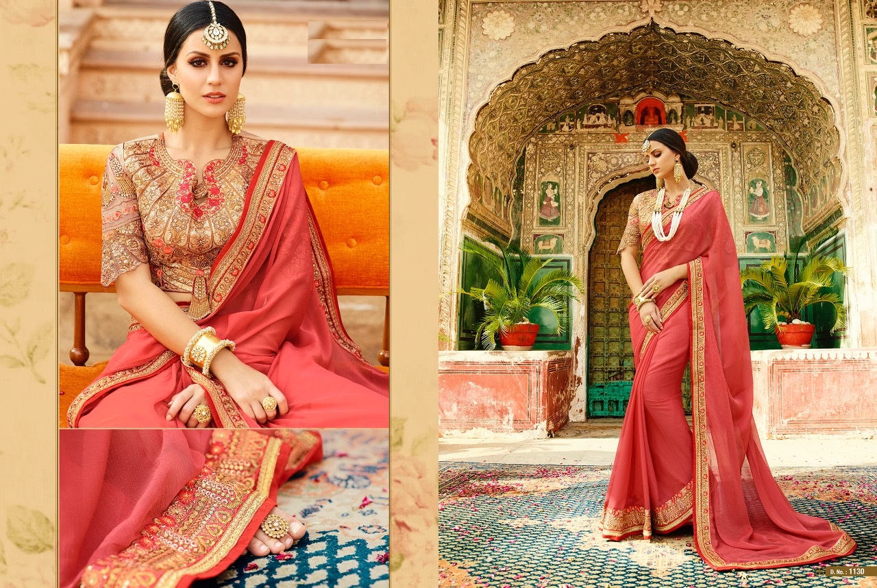 Royal Designer Sarees Code Sakshi 1130