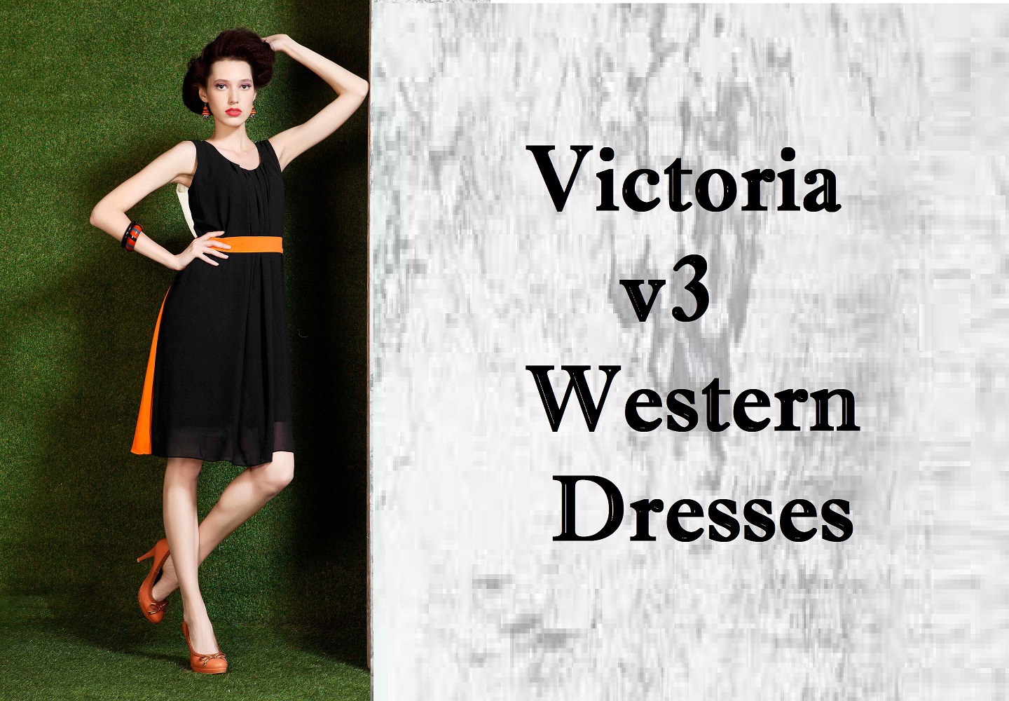 Victoria V3 Western Dresses