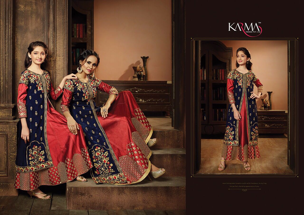 Karma Mother & Daughter Designer Salwar Suits