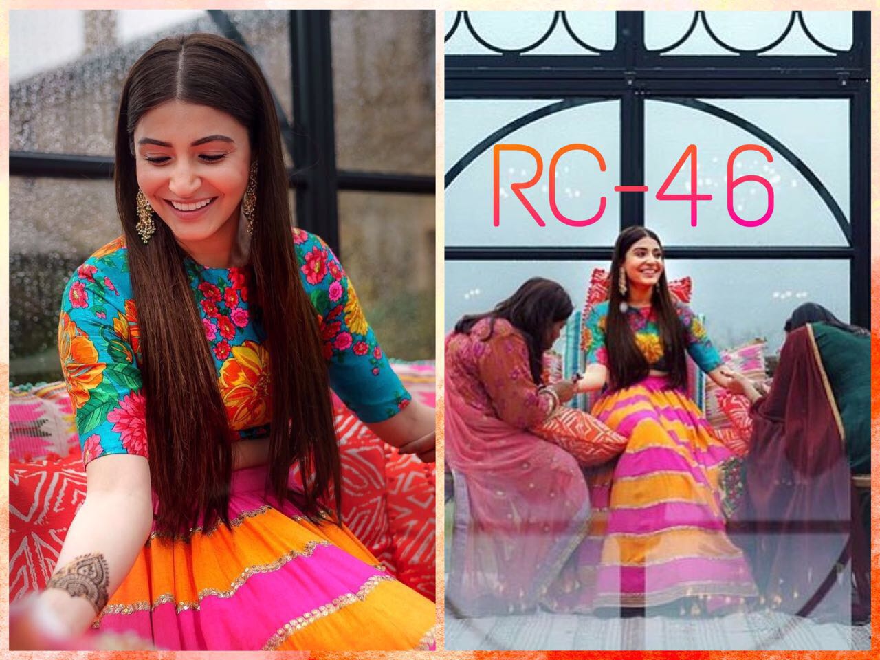 Anshuka Sharma Mehndi Dresses RC 46