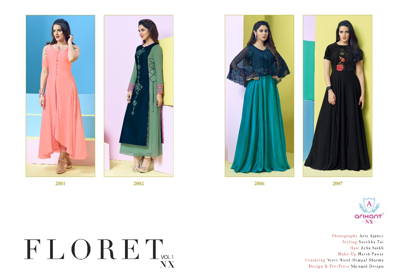FLORET Vol 1 Nx Indo Western Dresses