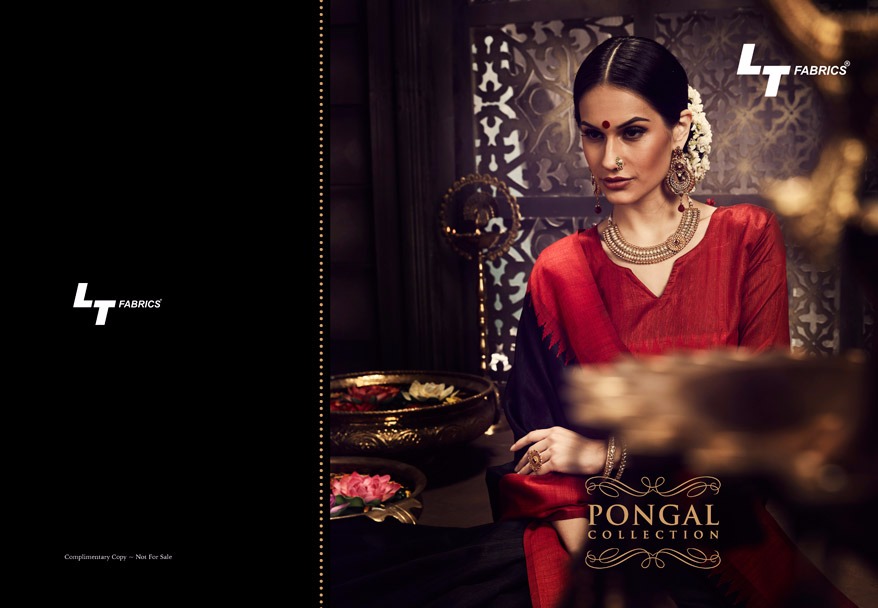LT Fabric Pongal Raw Silk Sarees Online