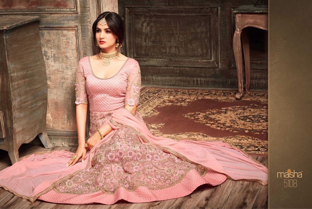 Maisha Jawariya Floor Length Anarkali Suits
