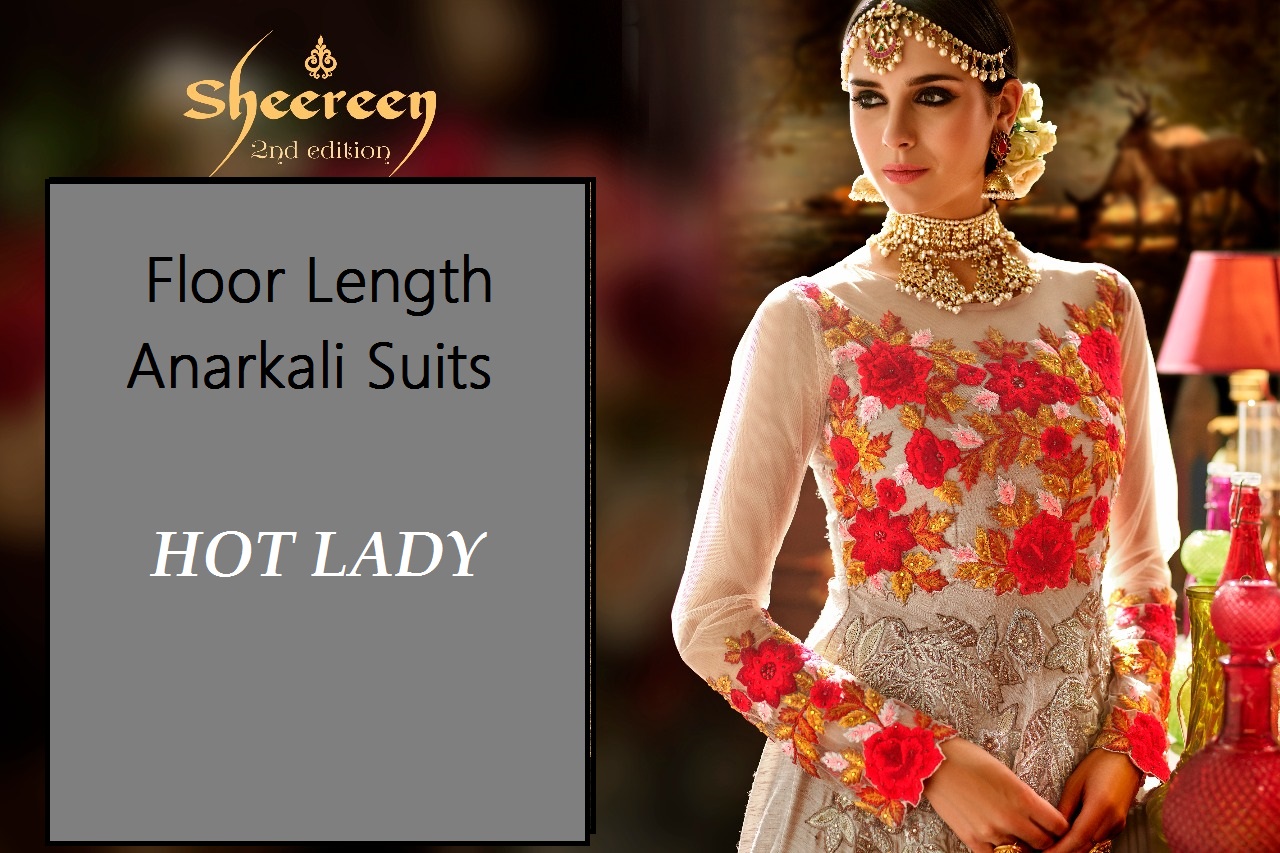 Hot Lady Sheereen 2nd Edition Floor Length Anarkali Suits Cover