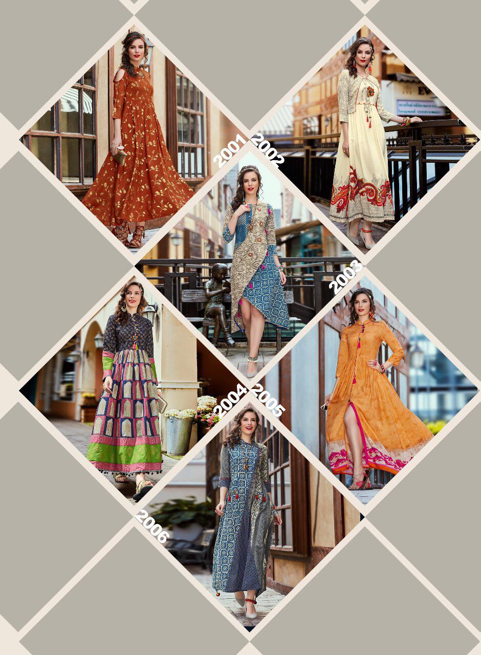 Kajal Style D.I.V.A Vol-2 Western Dresses