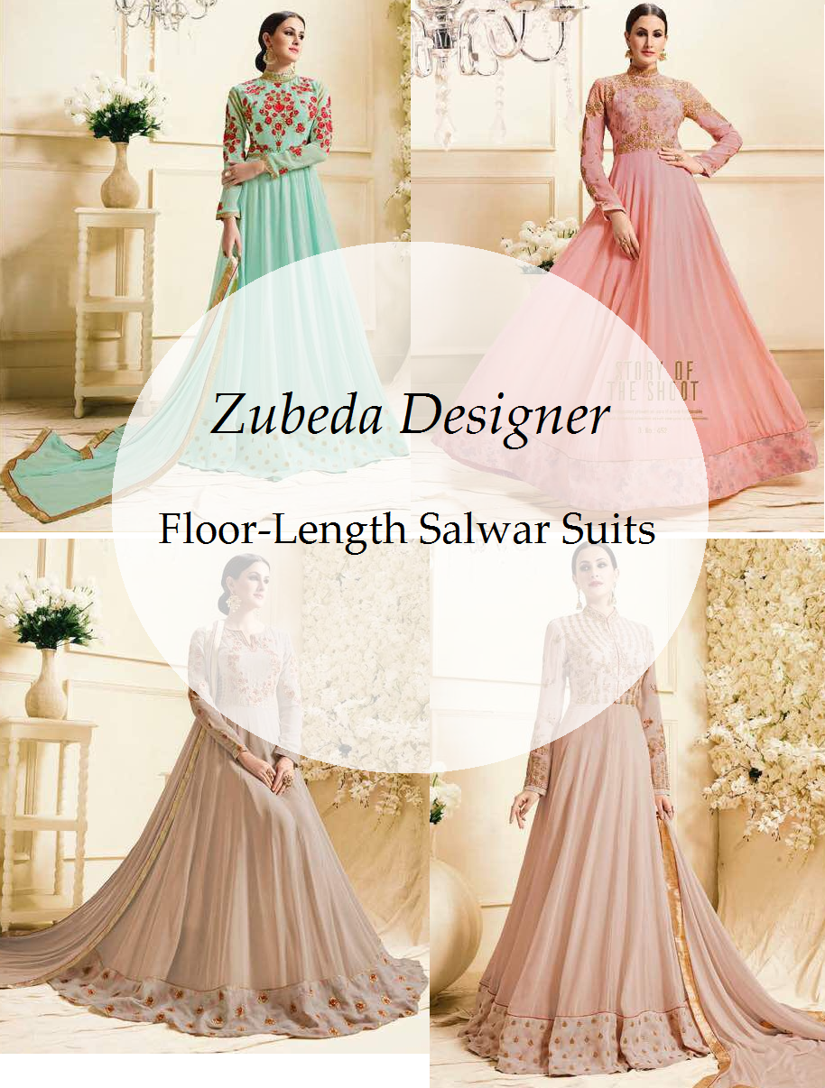 Zubeda Designer Floor Length Salwar Suits