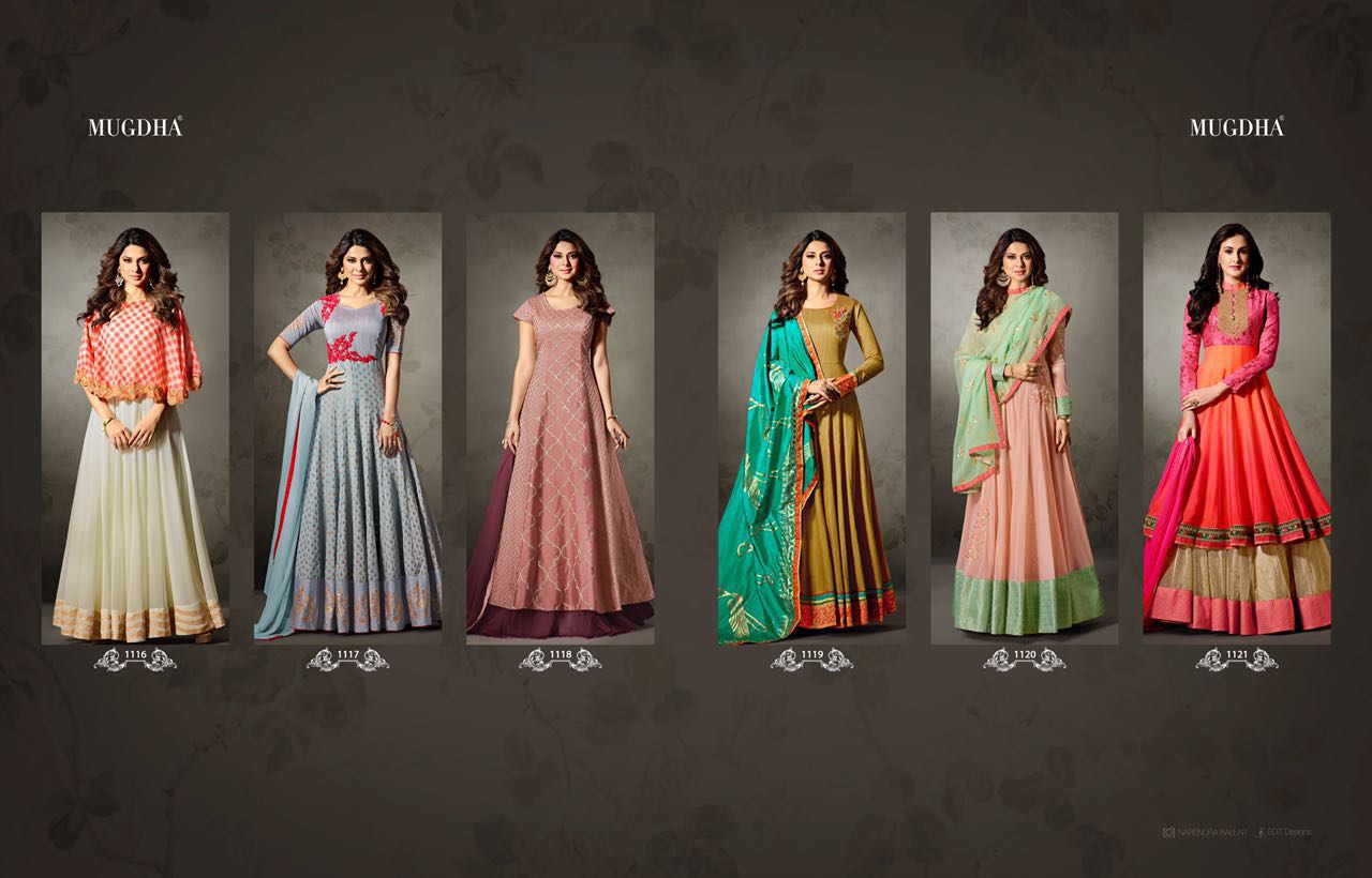 Mugdha Floor Length Designer Anarkali Suits Collection Online