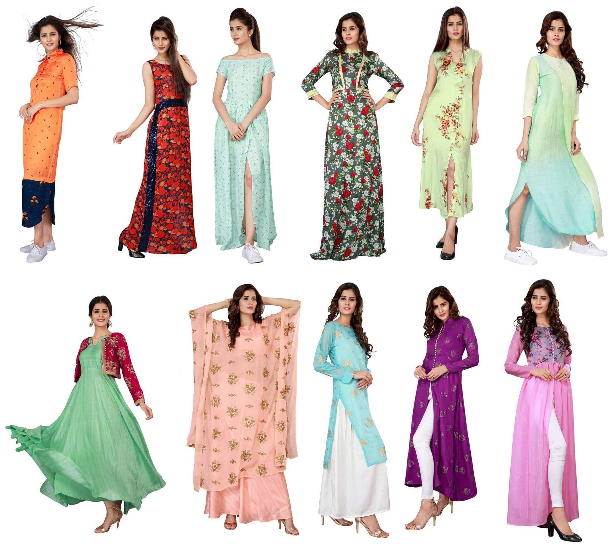 Komal Designer Indo Western Gowns
