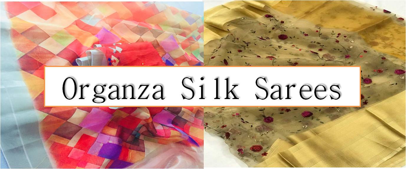 Shop Organza Silk Sarees Online