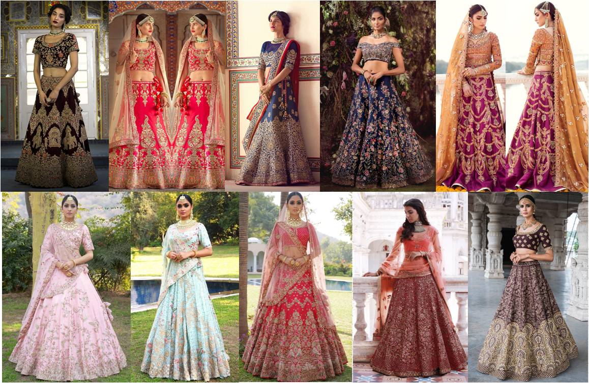 Cheap wedding dresses for Brides - Indian Bridal Lehenga Choli