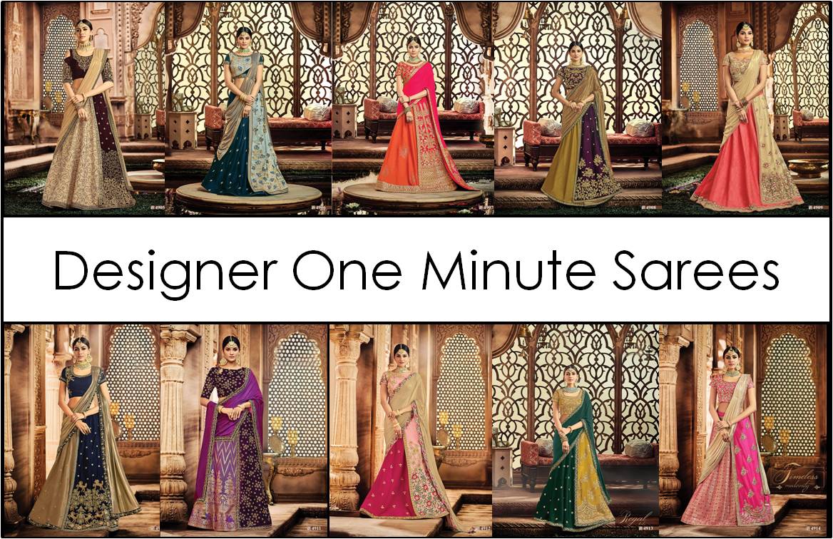 Designer One Minute Saree Padmavati