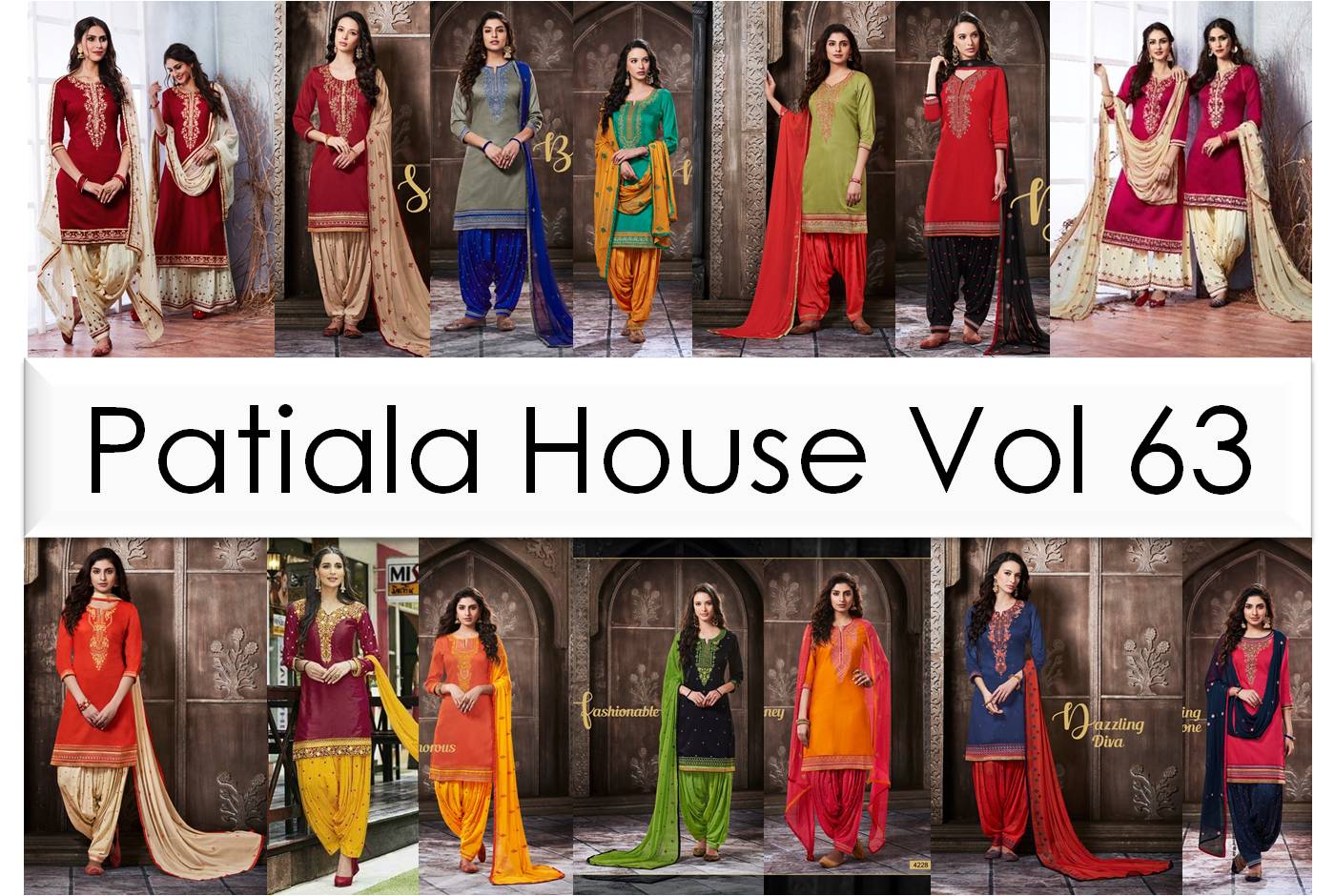 Pure Cotton Suits Patiala House VOL 63