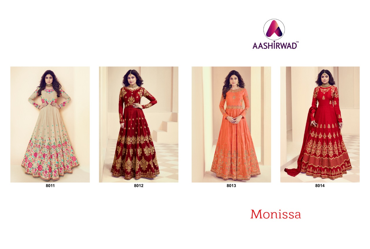 Designer Floor Length Anarkali Gown Aashirwad Monissa