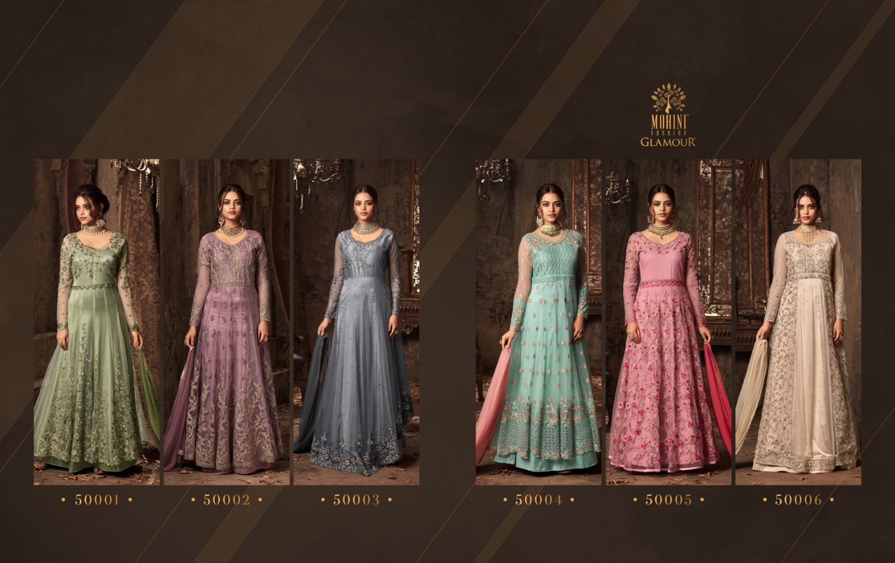 Designer Floor Length Anarkali Gown Glamour Vol 50