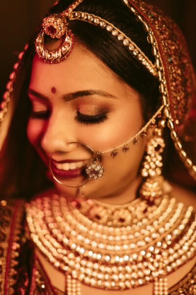 portrait of woman wearing sari